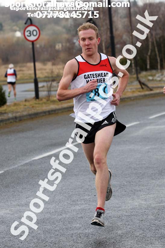 Senior mens Good Friday Elswick Harriers Relay, Newburn, Newcastle. Photo: David T. Hewitson/Sports for All Pics